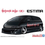 Aoshima A020161 1/24 Black Mafia Tcr11W Estima '98 Toyota 4905083201619
