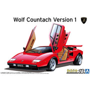 Aoshima A020206 1/24 1975 Wolf Countach Version 1 4905083202067