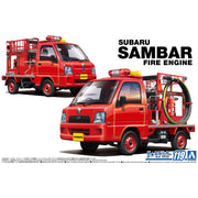 Aoshima A020210 1/24 Subaru Tt2 Sambar The Fire Engine '11