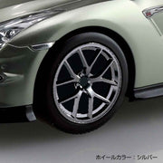 Aoshima 1/32 Snap Nissan R35 GT-R 2024 Custom Wheel Millennium Jade