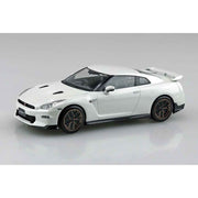Aoshima 1/32 Snap Nissan R35 GT-R 2024 Custom Wheel Brilliant White Pearl