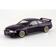Aoshima 020416 1/32 Snap Nissan R33 Skyline Gt-R Custom Wheel Midnight Purple