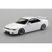 Aoshima 020418 1/32 Snap Nissan R33 Skyline Gt-R Custom Wheel White