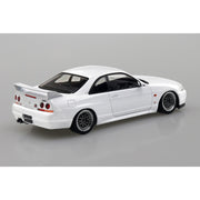 Aoshima 020418 1/32 Snap Nissan R33 Skyline Gt-R Custom Wheel White