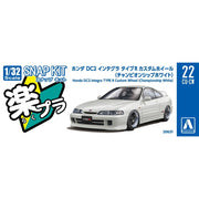 Aoshima 1/32 Snap Honda DC2 Integra Type R Custom Wheel (Championship White)