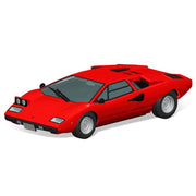 Aoshima 06533 1/32 Lamborghini Countach LP400 Red Snap Kit
