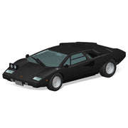 Aoshima A06538 1/32 Lamborghini Countach LP400 Black Snap Kit