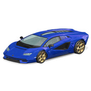 Aoshima A06544 1/32 Lamborghini Countach LPI 800-4 Metallic Blue Snap Kit