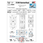 A&A Models 7210 1/72 P.1HH Hammerhead UAV 2nd Flying Prototype