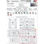 A&A Models 7228 1/72 Douglas AD-5W Skyraider