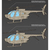 Academy 1/35 MD 500 Defender IDF Model Kit