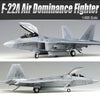 Academy 1/48 USAF F-22A Air Dominance Fighter Model Kit