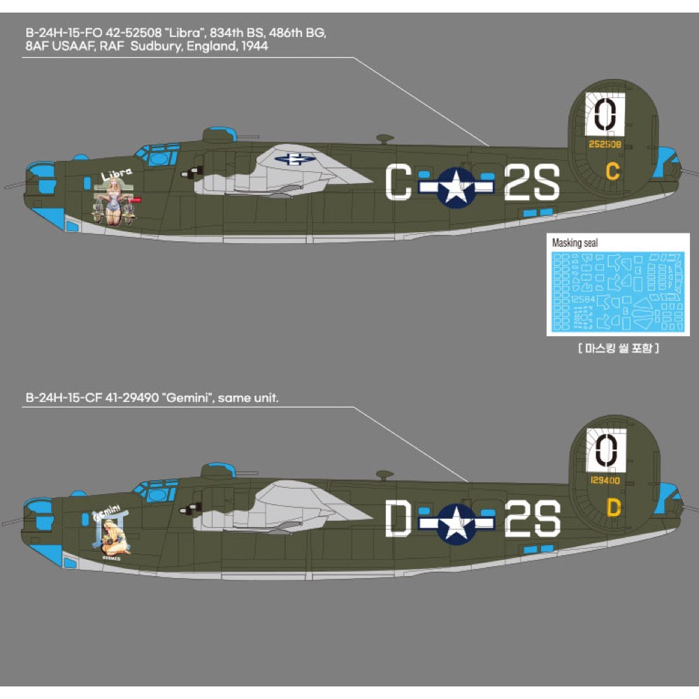 12584 ACADEMY 1/72 Usaaf B-24H Liberator Zodiac EUR 29,99 - DE 12584 ACADEMY 1/72 Usaaf B-24H Liberator Zodiac EUR 29,99 - DE