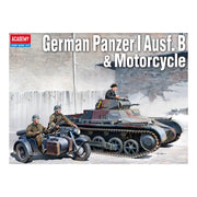 Academy 13556 1/35 German Panzer I Ausf.B & Motorcycle