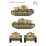Academy 1/35 German Panzer III Ausf.N Afrika Korps Model Kit