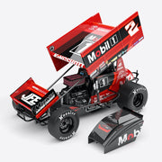 Authentic Collectables ACD18SC25H 1/18 Krikke Motorsport No.2 Sprintcar 2024 USA vs WA Speedweek Series Winner