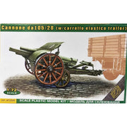 Ace Models 72595 1/72 Cannone da105/28 with carrello elastico trailer
