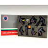 American Dioramas 76552 1/18 Blue F1 Pit Crew Figures 7pcs Set Car Not Included
