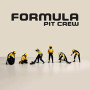 American Dioramas 1/64 Pit Crew Figures Team Orange