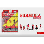 American Dioramas 1/64 Pit Crew Figures Team Red
