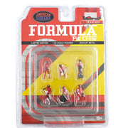 American Dioramas 1/64 Pit Crew Figures Team Red