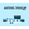 American Dioramas 1/64 Metal Tools Blue Set A