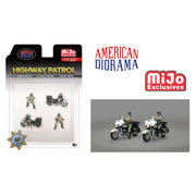 American Dioramas 1/64 Highway Patrol Figure Set