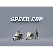 American Dioramas 1/64 Speed Cop Figure Set