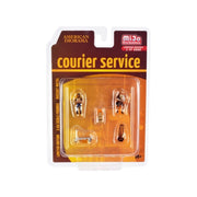 American Dioramas 1/64 Courier Service Figure Set