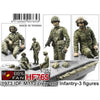AFV HF765 1/35 1973 IDF M113 Crew & Infantry 3 figures with Accessories