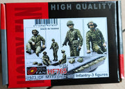 AFV HF765 1/35 1973 IDF M113 Crew & Infantry 3 figures with Accessories