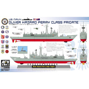 AFV Club SE70007 1/700 US Navy Oliver Hazard Perry Class Frigate w/ Australian Decals
