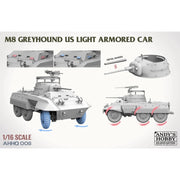 Andys Hobby Headquarters 1/16 M8 Light Armored Car Greyhound