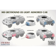 Andys Hobby Headquarters 1/16 M8 Light Armored Car Greyhound