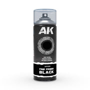 AK Interactive 1009 Fine Primer Black Spray Paint 400ml