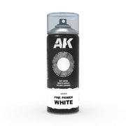 AK Interactive 1011 Fine Primer White Spray Paint 400ml