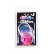 AK Interactive 1114 Plastic Wargame Bases Clear Hollow Base 40mm 5 units