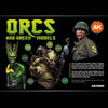 AK Interactive AK11600 Orcs and Green Creatures 3rd Generation Acrylic Paint Set