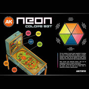 AK Interactive AK11610 Neon Colors Set (3rd Generation)
