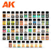 AK Interactive 11708 Plastic Briefcase 52 Enamel Colours Paint Set
