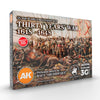 AK Interactive 11776 Signature Set Thirty Years War 1618-1648 Archiduque Acrylic Paint Set (3rd Generation)