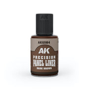 AK Interactive 12104 Precision Paneliner Dark Brown 30ml