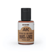 AK Interactive 12105 Precision Paneliner Fresh Rust 30ml