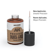 AK Interactive 12105 Precision Paneliner Fresh Rust 30ml