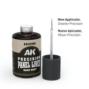 AK Interactive 12106 Precision Paneliner Dark Rust 30ml