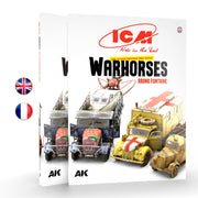 AK Interactive AK130011 ICM How To Paint and Weather WW2 Trucks Warhorses English