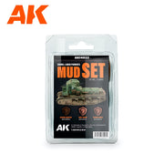 Ak Interactive AK14033 Mud Set Liquid Pigment