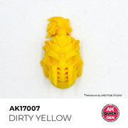 AK Interactive 17007 Quick Gen Dirty Yellow 18ml Acrylic Paint