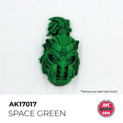 AK Interactive 17017 Quick Gen Space Green 18ml Acrylic Paint