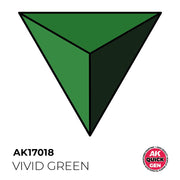 AK Interactive 17018 Quick Gen Vivid Green 18ml Acrylic Paint